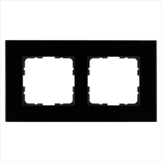 Изображение Рамка 2-постовая, стекло Black Glass